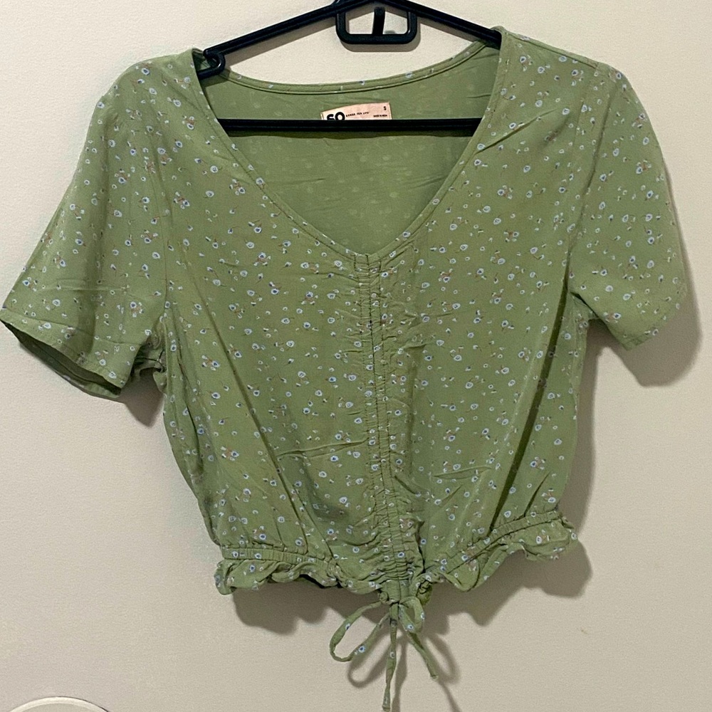 Green shirt